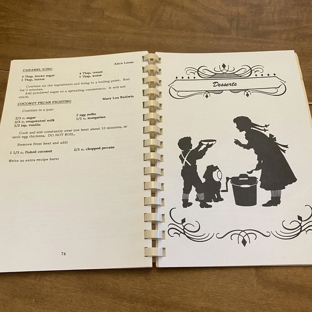 Christ United Methodist Church Cookbook Stockdale Texas 1994 Memorial Recipes
